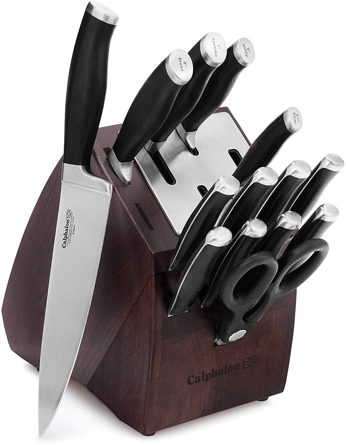 Calphalon Contemporary Self-Sharpening 15-Piece Knife Block Set with SharpIN Technology