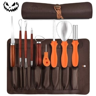 MeiGuiSha 10 Pieces Carving Knife Tools Kit